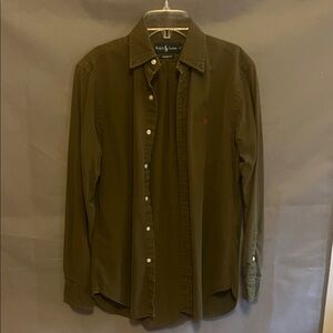 Ralph Lauren Men's Casual Olive Shirt